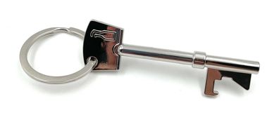 Schlüsselanhänger Schlüssel Türöffner Schloss Silber Anhänger Keychain