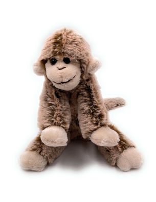 Plüschtier Stofftier Kuscheltier Primaten Tieraffe Affe Höhe 16 cm Braun