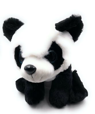 Plüschtier Stofftier Kuscheltier Pandabär Bambusbär Panda Länge 24 cm Mehrfarbig