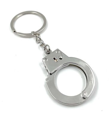 Handschellen Gefängnis Fesselung Schlüsselanhänger Metall Glücksbringer Anhänger