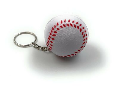 Baseball Sport Ball Schlüsselanhänger Metall Glücksbringer Anhänger