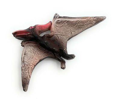 Polyresin Figur Pteranodon Kühlschrankmagnet Dino Flugsaurier Tier Dekofigur