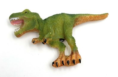 Polyresin Figur T-Rex Kühlschrankmagnet Tyrannosaurus Dino Theropoda (Gr. 7,5 cm)