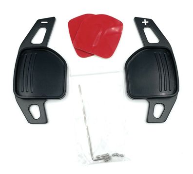 Schaltwippen Shift Paddle für Audi A1 8x, A3 8V, A4 8K B9, A5 4G A6 C7 Schwarz A