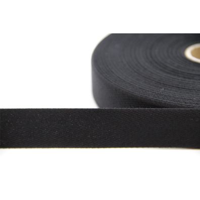 25mm | 50m Rolle Köperband | Nahtband | 80 % Baumwolle