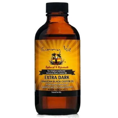 Sunny Isle Jamaican Black Castor Oil Extra Dark schwarze Rizinusöl 118ml