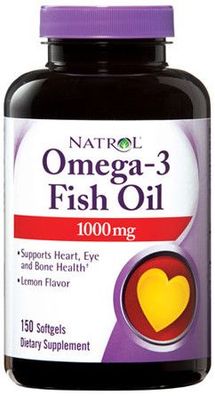 Omega-3 Fish Oil, 1000mg - 150 softgels
