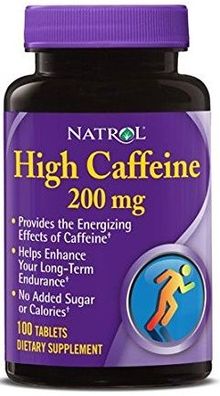 High Caffeine, 200mg - 100 tabs