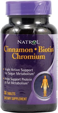 Cinnamon Biotin Chromium - 60 tabs