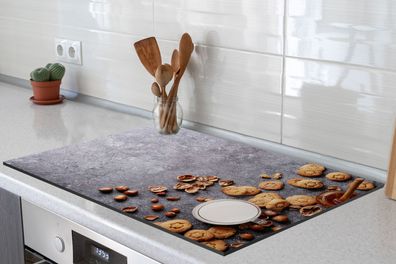 Herdabdeckplatte 78x52 cm Melk - Koekjes - Noten - Specerijen - Herfst
