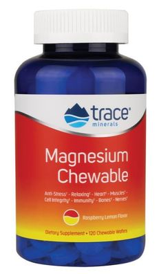Magnesium Chewable, Raspberry- Lemon - 30 chewables