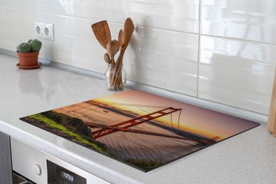 Herdabdeckplatte 75x52 cm Brug - Water - Verenigde Staten