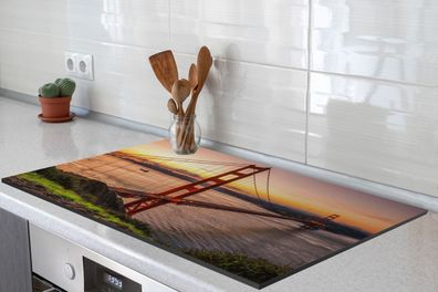 Herdabdeckplatte 90x52 cm Brug - Water - Verenigde Staten