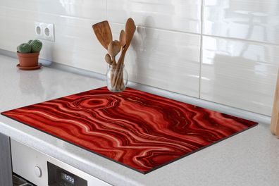 Herdabdeckplatte 70x52 cm Rood - Agaat - Edelstenen