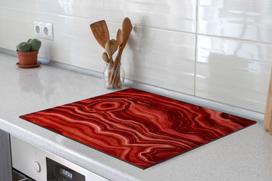 Herdabdeckplatte 60x52 cm Rood - Agaat - Edelstenen