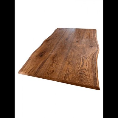 Altholz-Stil Tischplatte, Eiche, rustikal, verleimt, Antik geölt, strukturiert,120x60