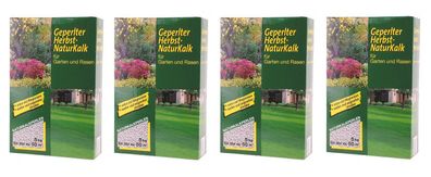 Geperlter Herbst Naturkalk 4x 5kg Kalk Garten Gartenpflege Rasenpflege Dünger