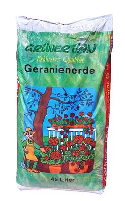 Grüner Jan Geranienerde 45L