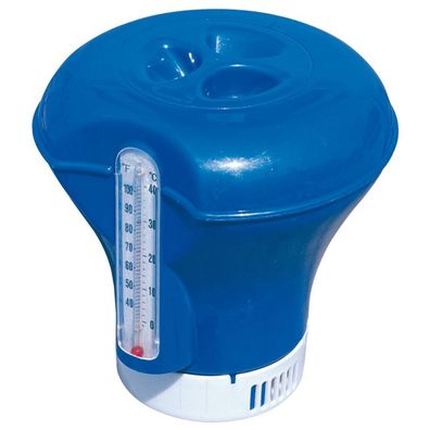 Schwimmdosierer + Pool Thermometer Dosierschwimmer Chlorspender Dosierer Spender