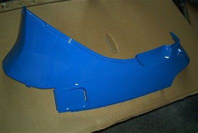 PGO Galaxy + Comet Seitenverkleidung links Blau