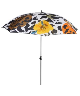 Sonnenschirm 160cm neigbar mit Kleiderhaken Strandschirm Gartenschirm Dekoschirm