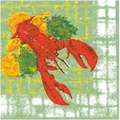Motiv-Serviette Lobster