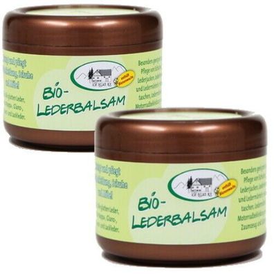 BIO Lederbalsam Universal Lederpflege mit echtem Bienenwachs 250ml (k) 2er Pack