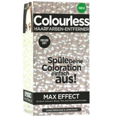 Colourless MAX EFFECT Haarfarben Entferner Extra für dunklen Farbtönen