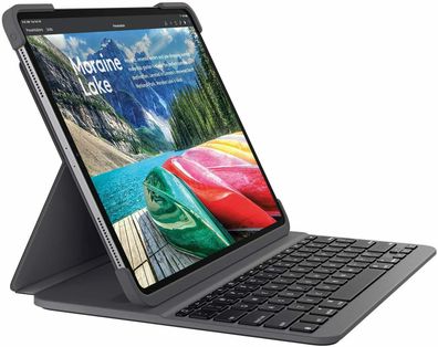 Logitech SLIM FOLIO PRO für iPad Pro 11 Zoll Tastatur-Case mit Beleuchtung V-2