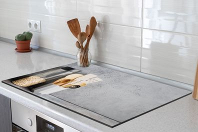 Herdabdeckplatte 78x52 cm Muesli - Spatel - Keukengerei