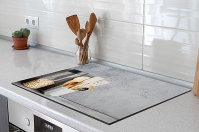 Herdabdeckplatte 65x52 cm Muesli - Spatel - Keukengerei