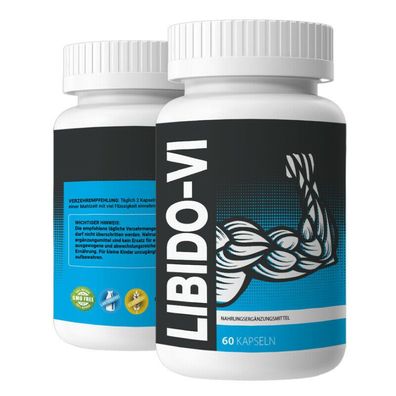 Libido-VI Testosteron Booster Muskelaufbau - Made in Germany