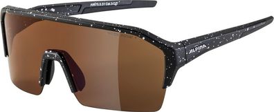 Alpina Sonnenbrille Ram HR Q-Lite Rahmen sw blur matt, Glas rot, versp.