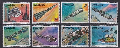 RUANDA RWANDA [1976] MiNr 0835-42 ( * * / mnh ) Raumfahrt