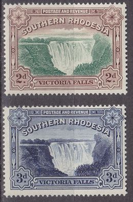 Rhodesien Rhodesia [Southern] MiNr 0036-37 ( * * / mnh ) Landschaft