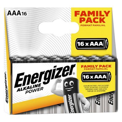 12x Energizer Alkaline Batterien 16er AAA LR03 1,5V Industrial Universal Strom