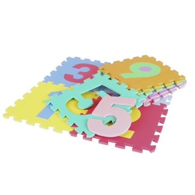 Puzzlematte Zahlen 9-teilig Spielteppich Spielmatte Puzzleteppich Bodenpuzzle
