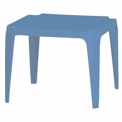 Kindertisch, 50x50 cm, hellblau Vollkunststoff, Monoblock, stapelbar