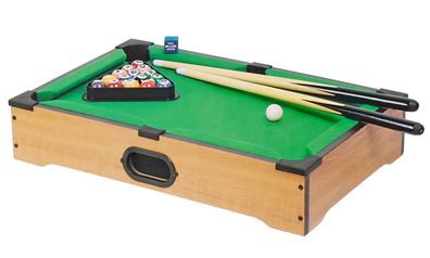 Mini-Billardtisch mit Zubehör Tischbillard 50x30,5cm Minibillard Pool Snooker