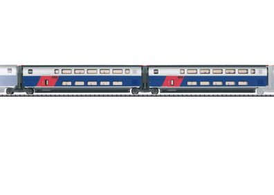 Trix 23487 Ergänzungswagen-Set 1 zum TGV Euroduplex - Spur H0