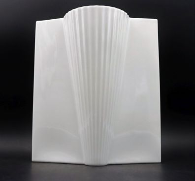 Hutschenreuther Porzellan Vase MAXIM´S De Paris 23cm / weiß Art Deco #W