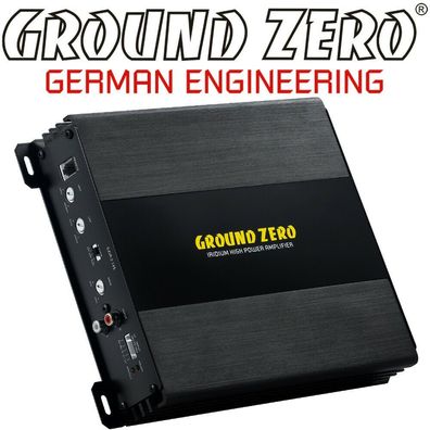 Ground Zero GZIA 2.135 | 2-Kanal High-Quality Class A/ B Verstärker Endstufe