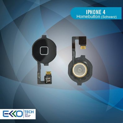 HomeButton für iPhone 4, 4G Schwarz Flex Kabel Knopf ID Sensor Taste Black ?