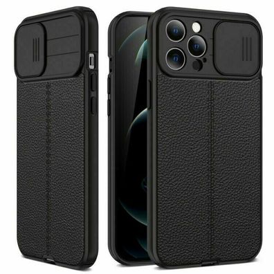 Kameraschutzhülle für iPhone 13 Pro Silikon Hard Case Cover Schwarz Black