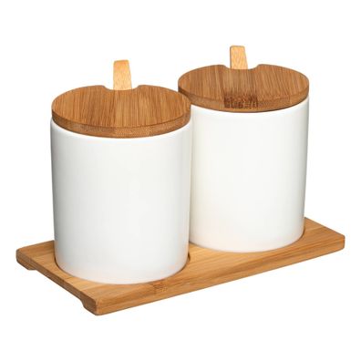 Gewürzbehälter, Keramik, 2er-Set, Ø 8 cm