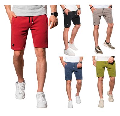 Herren Chino Shorts Kurze Hose Bermuda Slim Fit Sport Sommer 8 Farben S-XXL W294