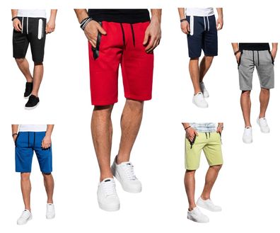 Herren Sport Shorts Kurzhose Kurze Hose Bermuda Freizeit 6 Farben S-XXL W239