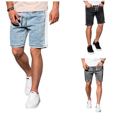 Herren Jeans Chino Shorts Kurzhose Kurze Hose Bermuda Slim Fit Sommer S-XXL W221