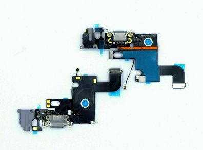 Für iPhone 6 Ladebuchse Lightning Dock Connector Flex Kabel Mikrofon Schwarz