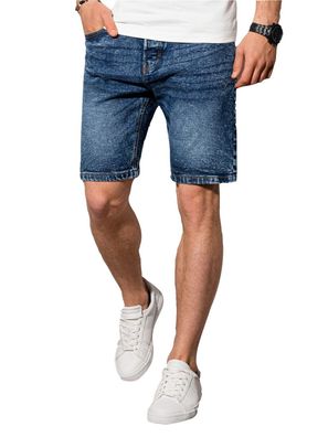 Herren Jeans-Shorts Bermudas Jeans Kurze Jeans Jeanshose Blau, Denim S-XXL W305